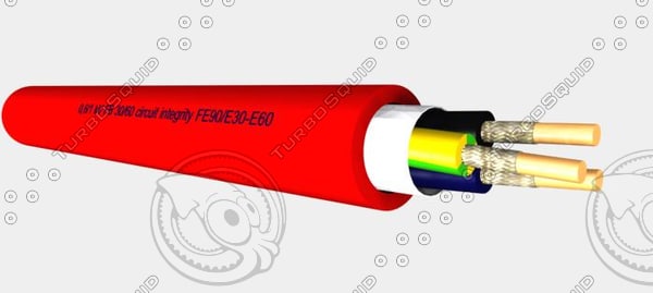 3ds max halogen installation cable circuit - Halogen free installation cable with circuit integrity FE90_E30-E60 3x35 mm2 0,6 1 kV .max by Cable Master